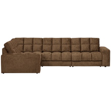 Laden Sie das Bild in den Galerie-Viewer, SECOND DATE CORNER SOFA STRUCTURE VELVET BRASS