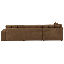 Laden Sie das Bild in den Galerie-Viewer, SECOND DATE CORNER SOFA STRUCTURE VELVET BRASS