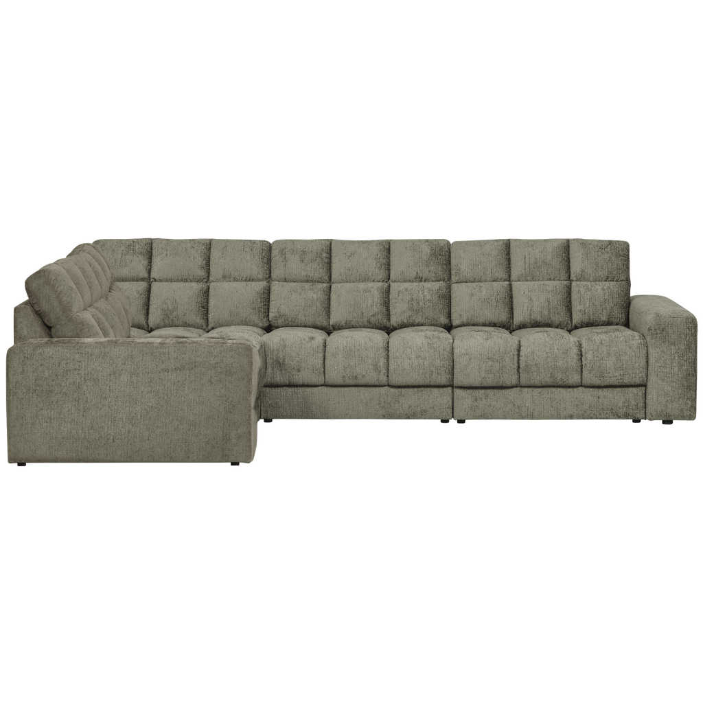 SECOND DATE CORNER SOFA STRUCTURE VELVET FROST