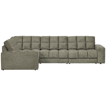 Laden Sie das Bild in den Galerie-Viewer, SECOND DATE CORNER SOFA STRUCTURE VELVET FROST