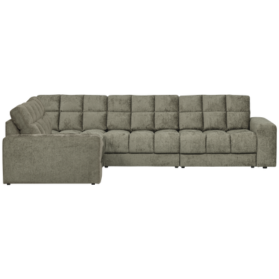 SECOND DATE CORNER SOFA STRUCTURE VELVET FROST