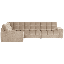 Laden Sie das Bild in den Galerie-Viewer, SECOND DATE CORNER SOFA VINTAGE NOUGAT
