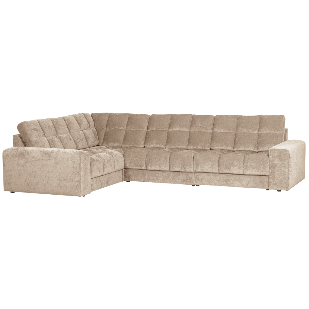 SECOND DATE CORNER SOFA VINTAGE NOUGAT