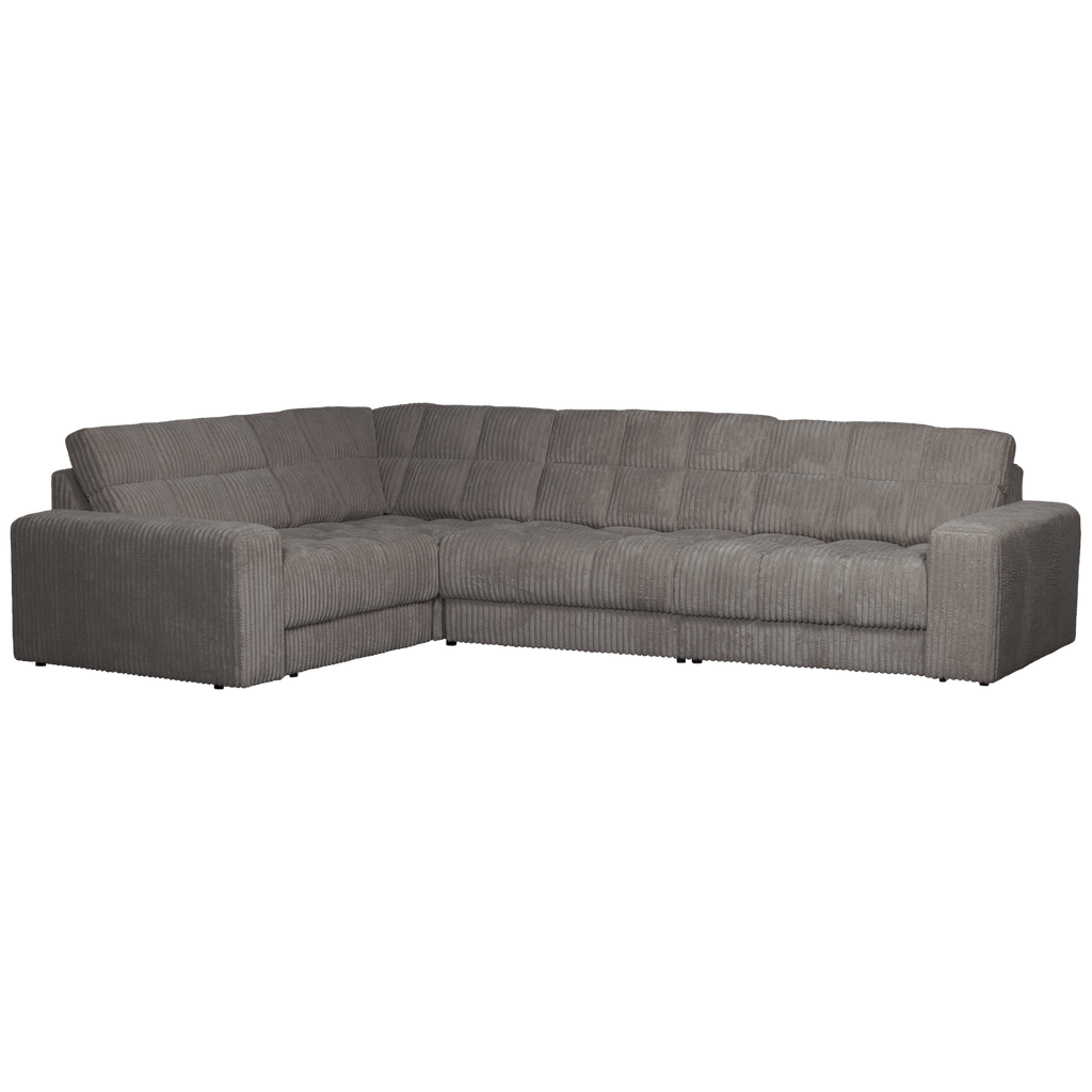 SECOND DATE CORNER SOFA LEFT RIB FABRIC TERRAZZO