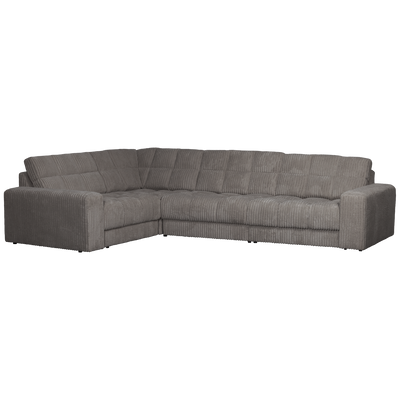 SECOND DATE CORNER SOFA LEFT RIB FABRIC TERRAZZO