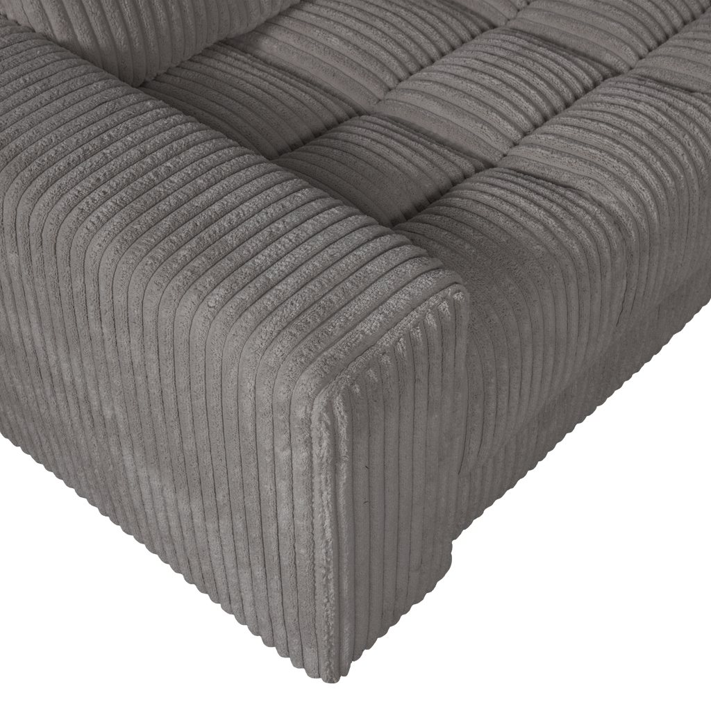 SECOND DATE CORNER SOFA LEFT RIB FABRIC TERRAZZO