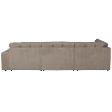 Laden Sie das Bild in den Galerie-Viewer, SECOND DATE CORNER SOFA LEFT RIB FABRIC MUD