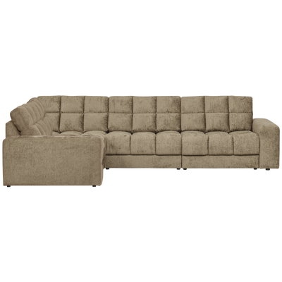 SECOND DATE CORNER SOFA STRUCTURE VELVET WHEATFIELD
