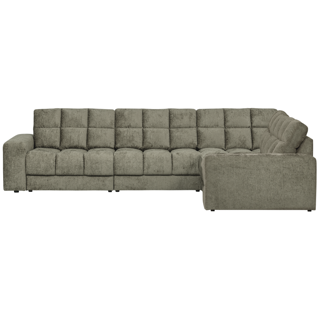 SECOND DATE CORNER SOFA RIGHT STRUCTURE VELVET FROST