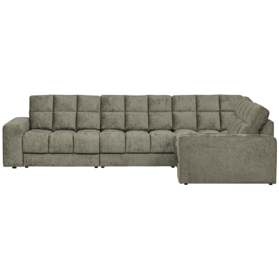 SECOND DATE CORNER SOFA RIGHT STRUCTURE VELVET FROST