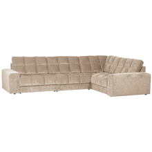 Laden Sie das Bild in den Galerie-Viewer, SECOND DATE CORNER SOFA RIGHT VINTAGE NOUGAT