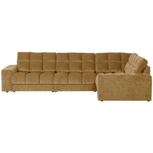 Laden Sie das Bild in den Galerie-Viewer, SECOND DATE CORNER SOFA RIGHT VINTAGE GOLD