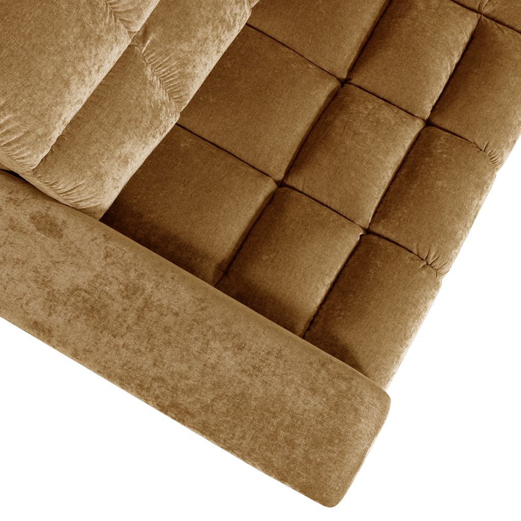 SECOND DATE CORNER SOFA RIGHT VINTAGE GOLD
