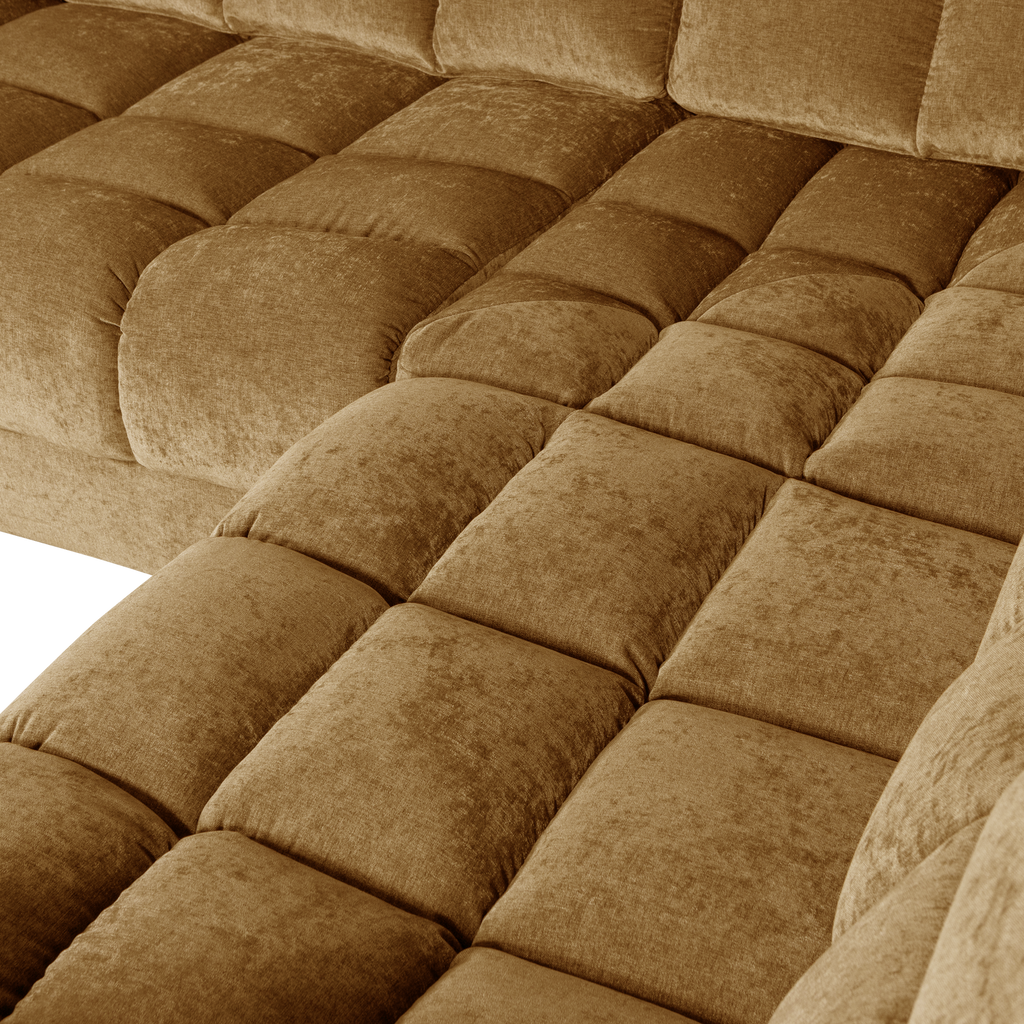 SECOND DATE CORNER SOFA RIGHT VINTAGE GOLD