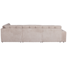 Laden Sie das Bild in den Galerie-Viewer, SECOND DATE CORNER SOFA RIGHT RIB FABRIC NATURAL