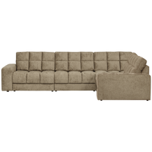 Laden Sie das Bild in den Galerie-Viewer, SECOND DATE CORNER SOFA RIGHT STRUCTURE VELVET WHEATFIELD