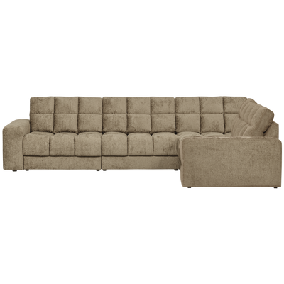 SECOND DATE CORNER SOFA RIGHT STRUCTURE VELVET WHEATFIELD