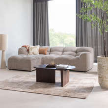 Laden Sie das Bild in den Galerie-Viewer, SEAM COFFEE TABLE MANGO WOOD DARK BROWN