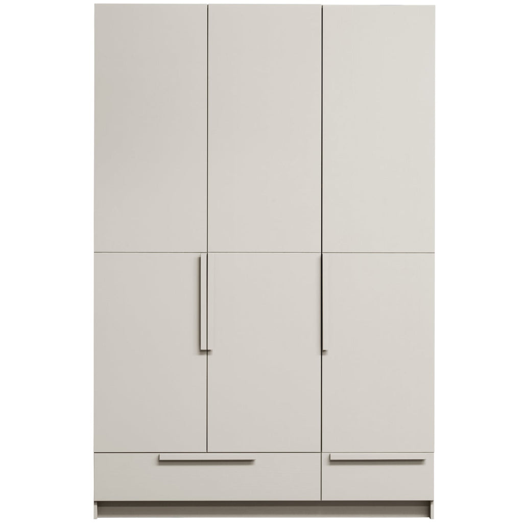PURE 3 DRS WARDROBE SPLITDOOR PINE DUST [fsc]