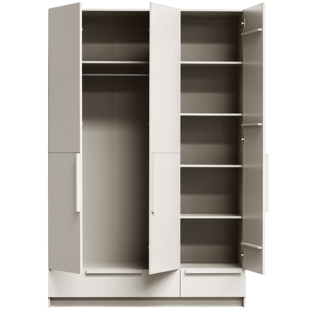 PURE 3 DRS WARDROBE SPLITDOOR PINE DUST [fsc]