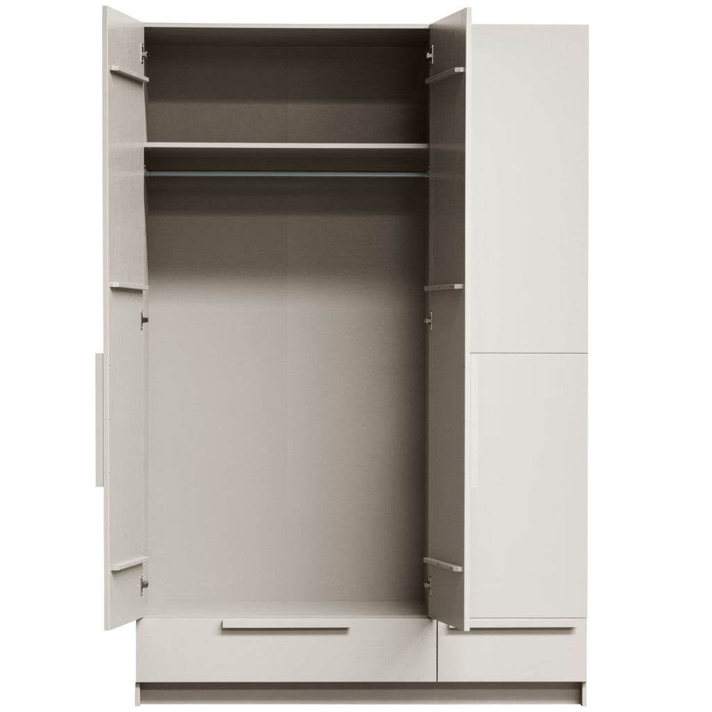 PURE 3 DRS WARDROBE SPLITDOOR PINE DUST [fsc]