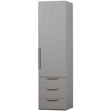 Load image into Gallery viewer, RENS 1-DOOR WARDROBE LONG HANDLE WALNUT/PEBBLE GREY [fsc]