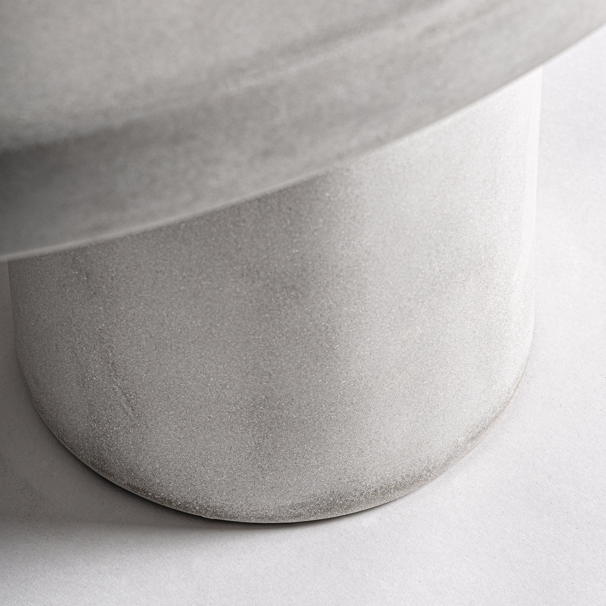 Stone round coffee table