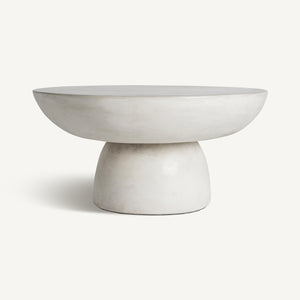 Stone round coffee table