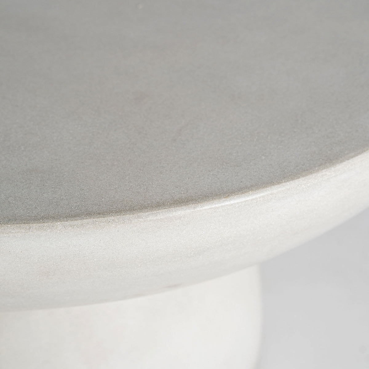 Stone round coffee table