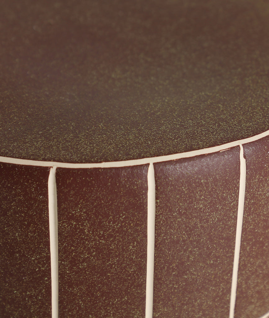TANK SIDE TABLE BROWN