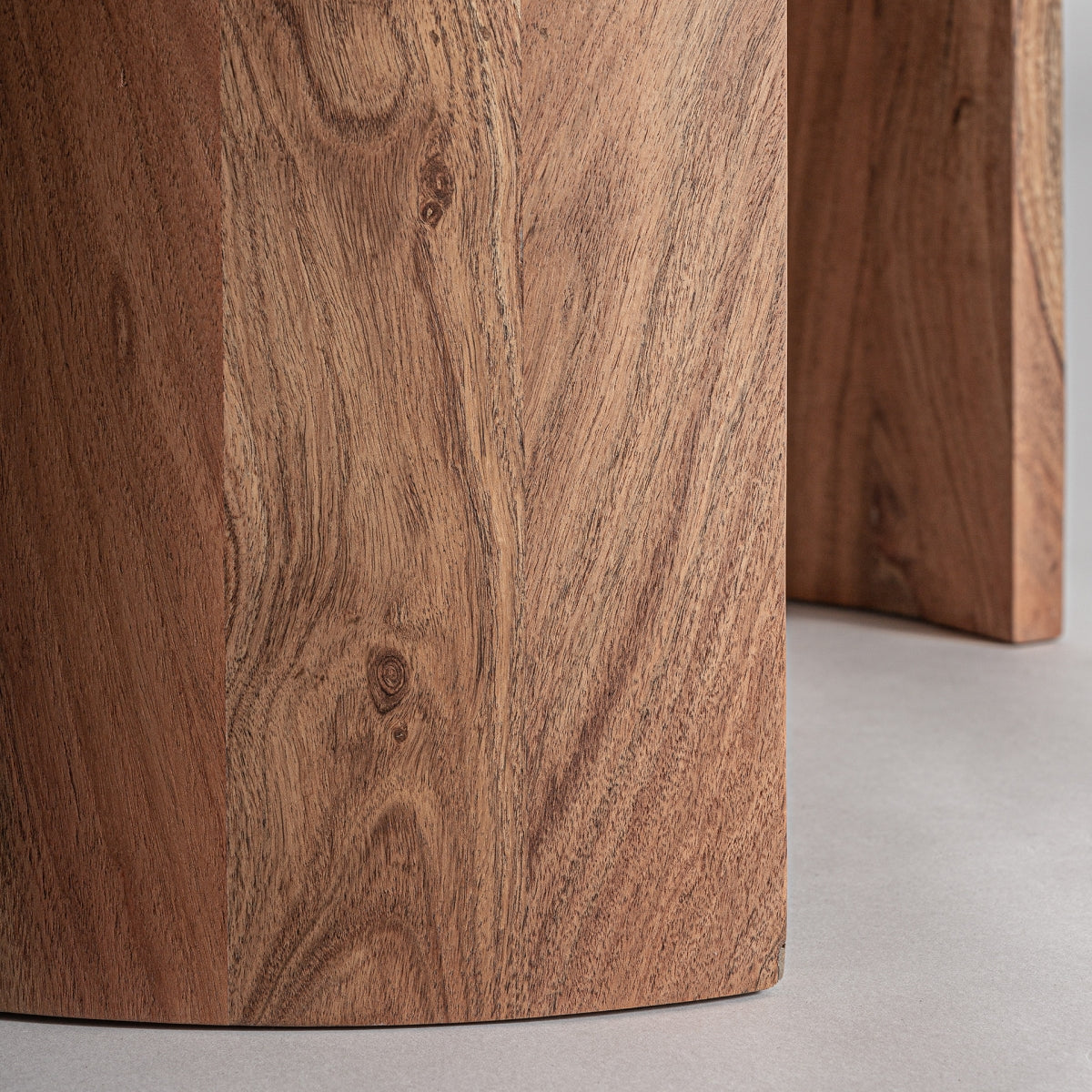 Travertine Side Table
