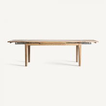 Charger l&#39;image dans la galerie, Ash wood extendable dining table