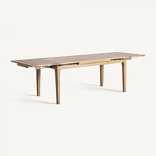 Charger l&#39;image dans la galerie, Ash wood extendable dining table