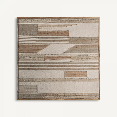 Canvas wall art/jute