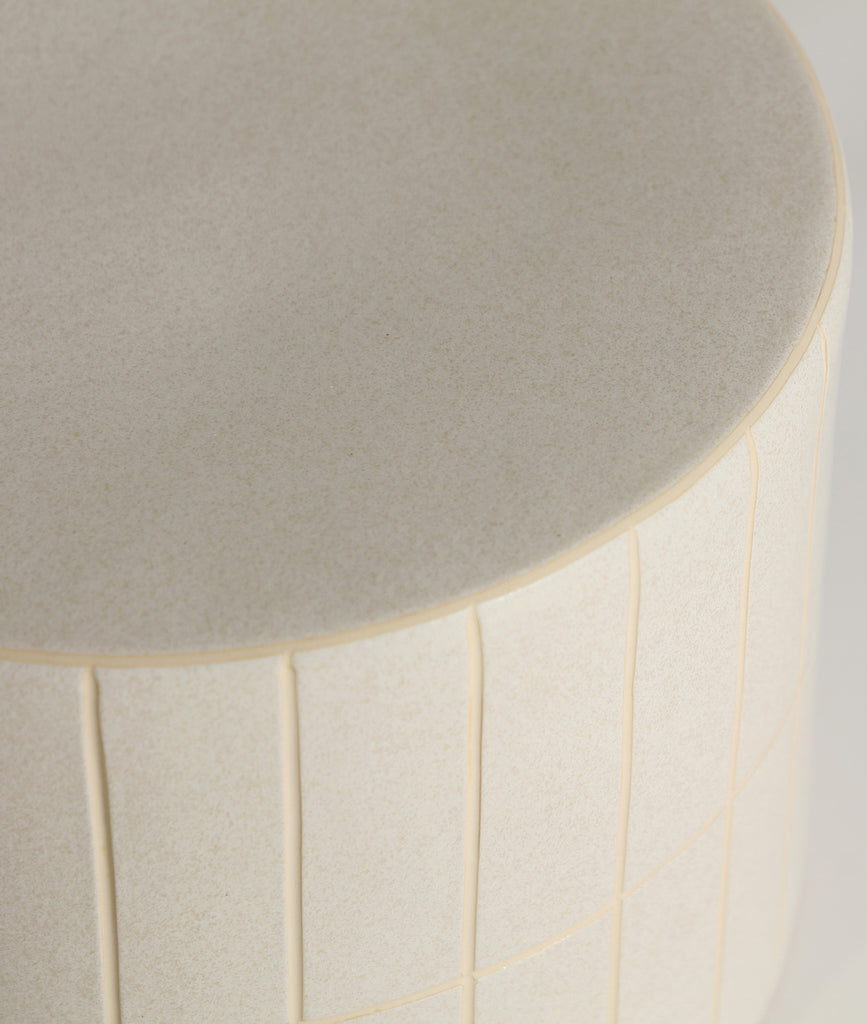 Ceramic Beige Coffee Table