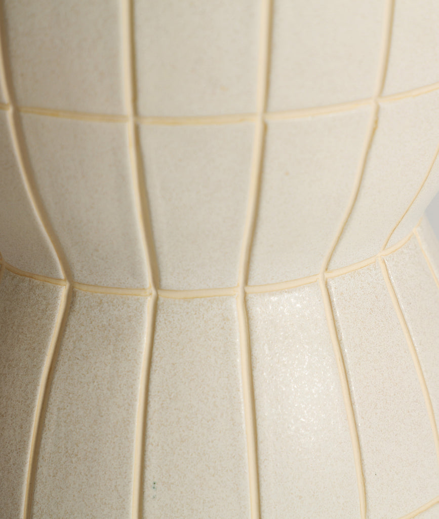 Ceramic Beige Side Table
