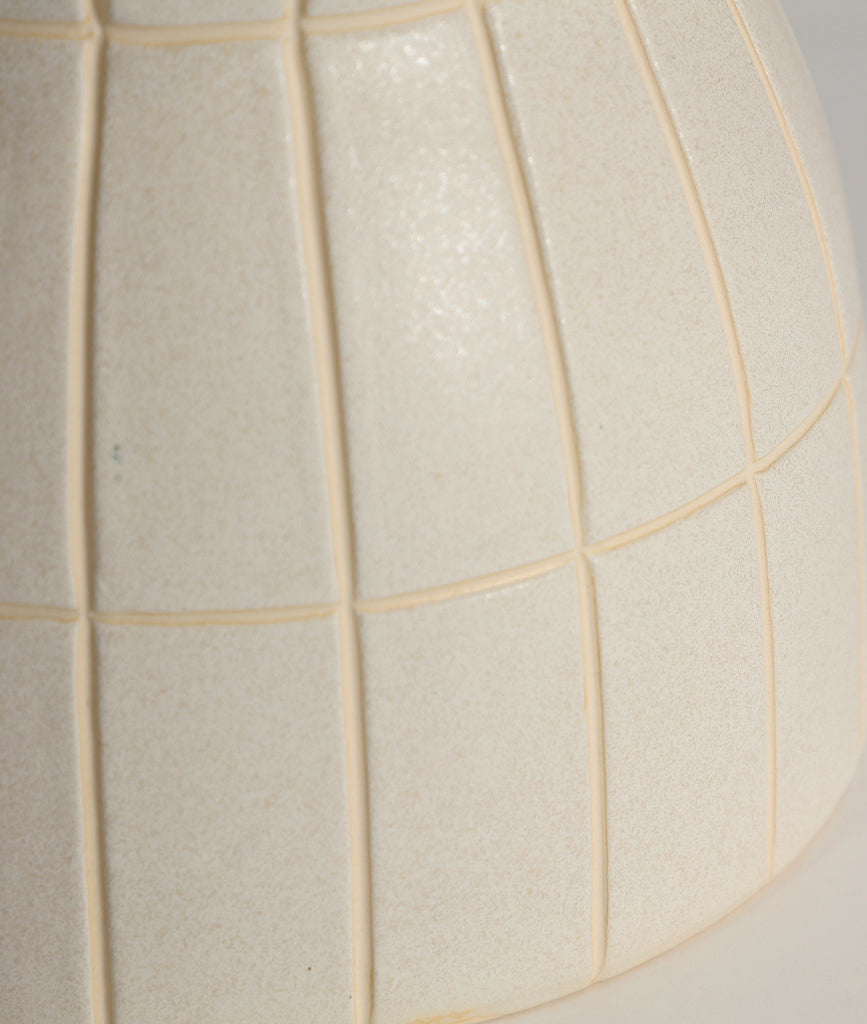Ceramic Beige Side Table