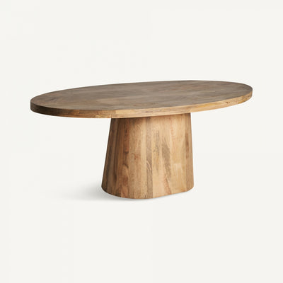 Oval Mango Wood Table