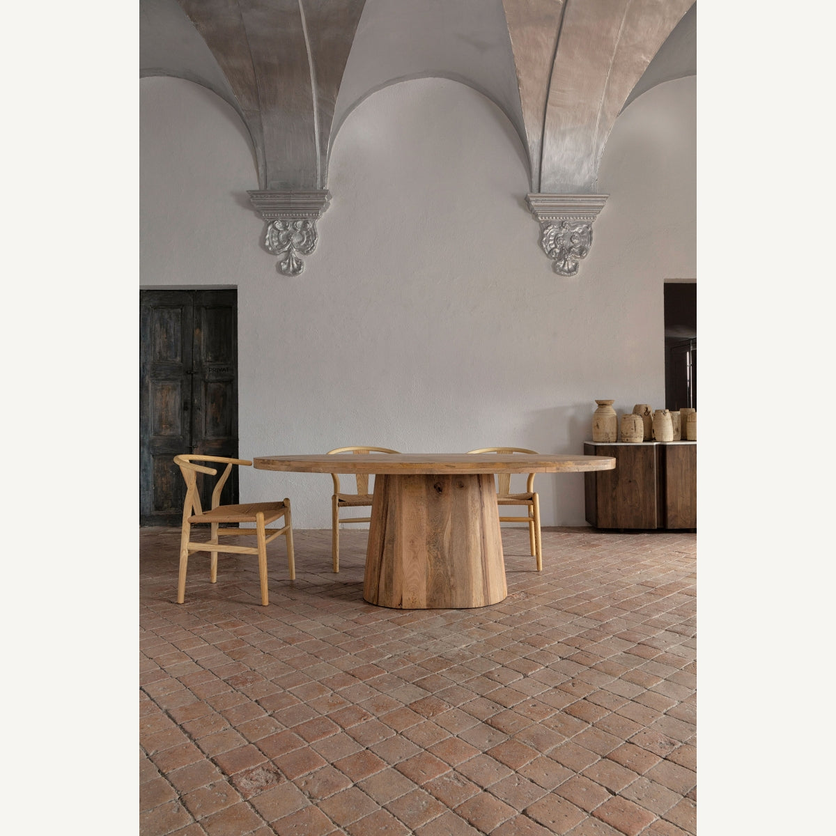 Oval Mango Wood Table