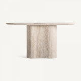 Travertine marble console