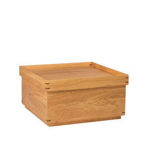 Japanese Tray Table L Warm, Oiled oak