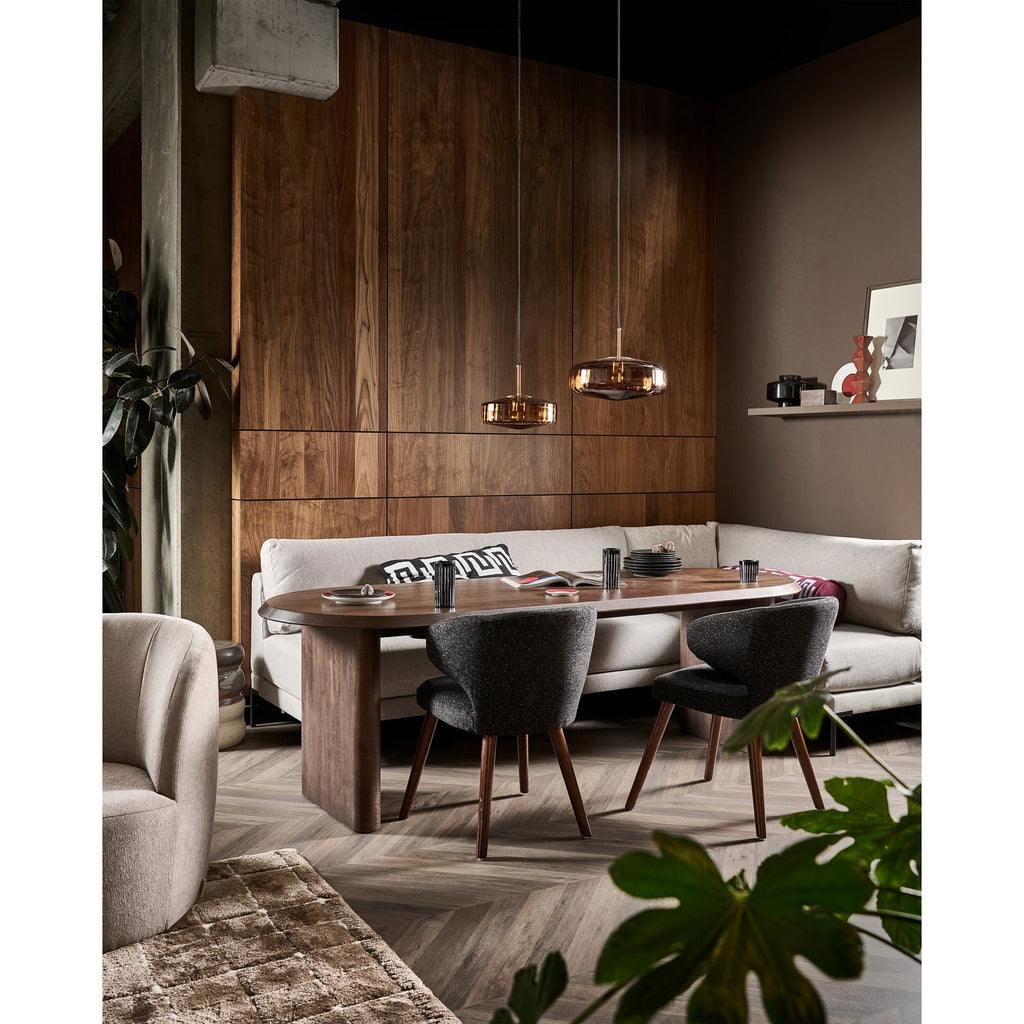 COUPLE DINING BENCH ELEMENT 200CM LIGHT GREY
