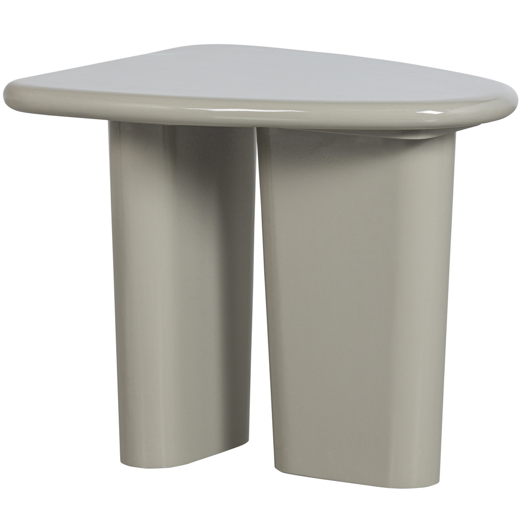 Beach small sidetable mango wood clay