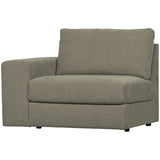 FAMILY 1-SEATER ELEMENT ARM LEFT WARM GREY