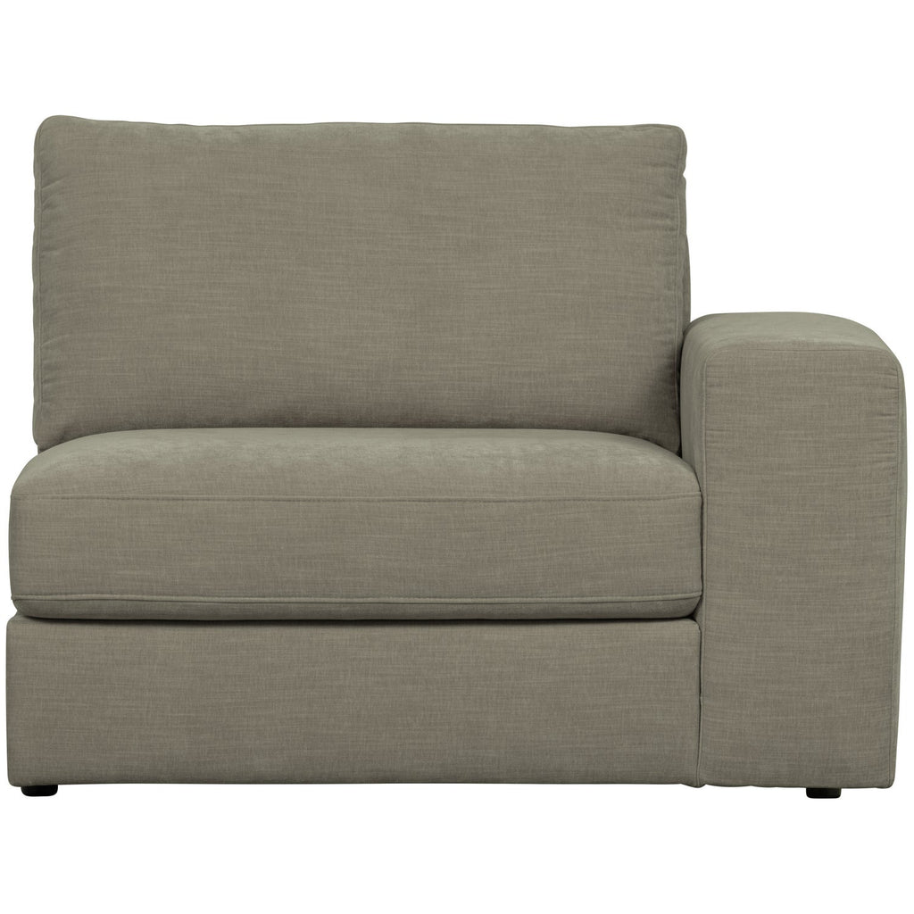 FAMILY 1-SEATER ELEMENT ARM RIGHT WARM GREY