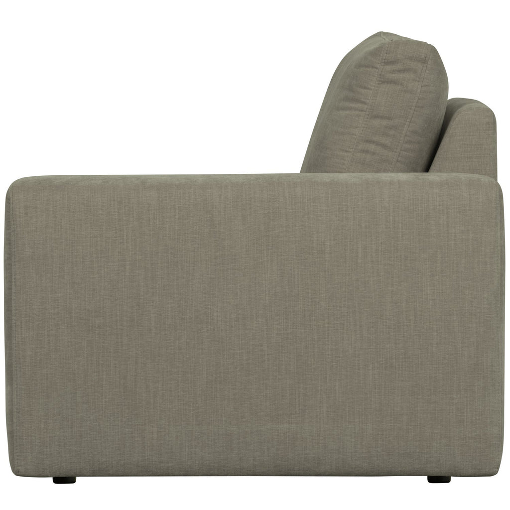 FAMILY 1-SEATER ELEMENT ARM RIGHT WARM GREY