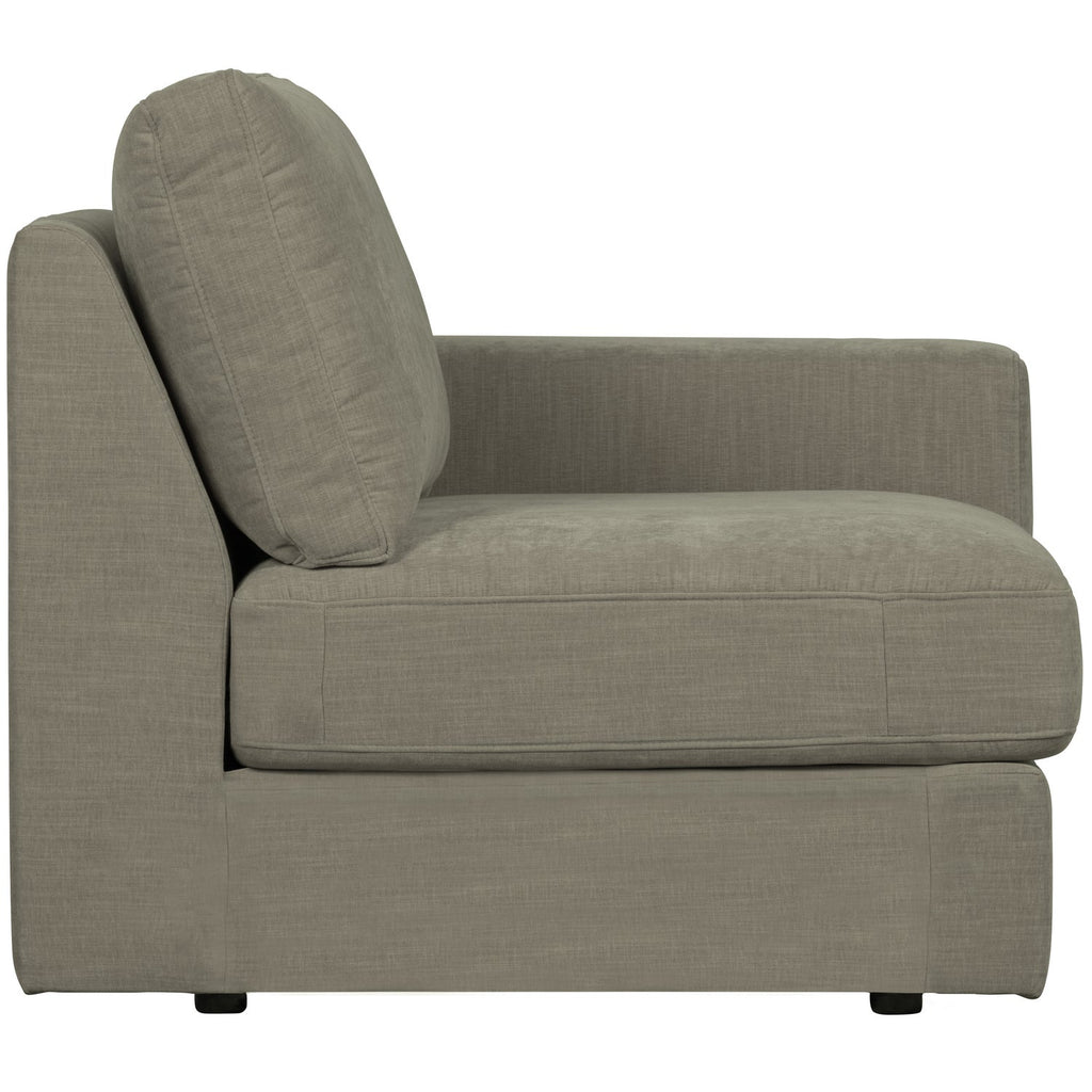 FAMILY 1-SEATER ELEMENT ARM RIGHT WARM GREY