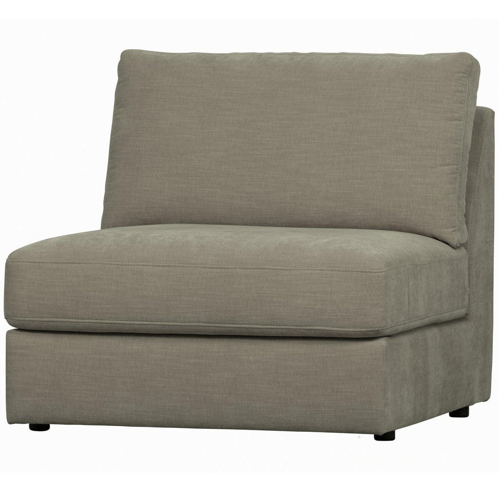 FAMILY 1-SEATER ELEMENT WITHOUT ARM WARM GREY