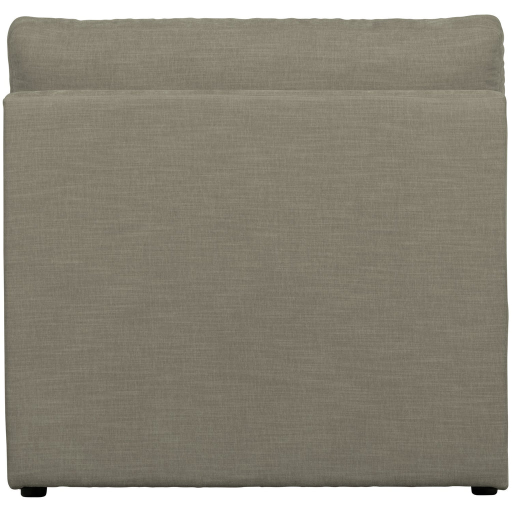 FAMILY 1-SEATER ELEMENT WITHOUT ARM WARM GREY