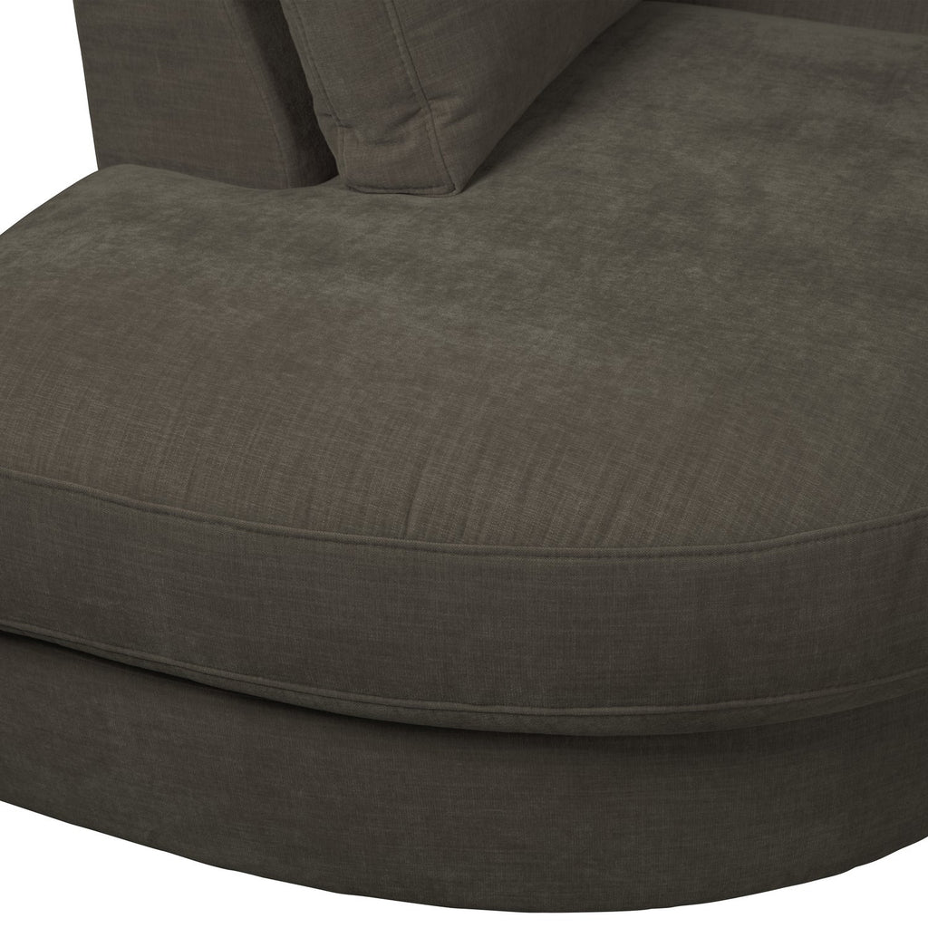 FAMILY 1-SEATER ELEMENTROUND CORNER LEFT ANTHRACITE